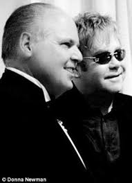 So why did Elton John sing at rightwing U.S. broadcaster Rush Limbaugh&#39;s wedding? - article-1302384-0AC4B3DA000005DC-960_306x423