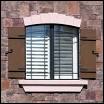 Faux shutter hardware