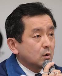 Takashi Kurita, an official from Tokyo Electric Power Co. (TEPCO), speaks during a news conference in Tokyo, capital of Japan, April 21, 2011. - 201142283141129
