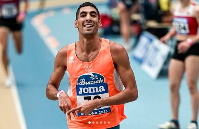 Ossama Meslek makes his Olympic 1500m mark