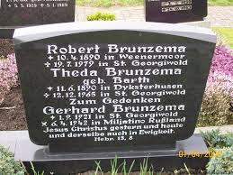 Grab von Gerhard Brunzema (01.09.1921-06.04.1942), Friedhof St ...