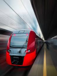 Speed in Motion – Red Train Photography" Poster for Sale by ...