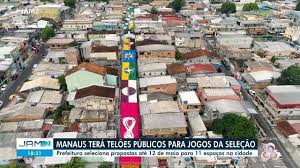 Prefeitura de Manaus lança edital para ruas que vão transmitir jogos da Copa do Mundo