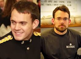 Photos of Baltzersen&#39;s owner and Entrepreneur Paul Rawlinson in Army and cafe uniform. The café is based in Harrogate, North Yorkshire and has been open for ... - BeforeAfter