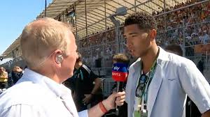 Jude Bellingham 'shows celebs how to do it' during Martin Brundle Spanish GP grid walk interview — SPORTbible