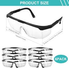 Kigniote 6 pièces Lunette de Protection Travail Lunette de ...