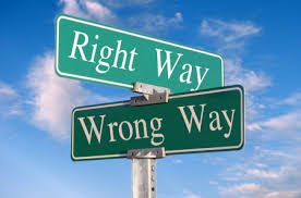 Right vs. Wrong: A call to arms against liberal situation ethics ... - Right-way-wrong-way