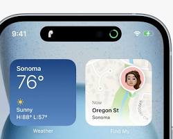 Image of iPhone 15 Dynamic Island