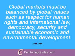 Greatest ten celebrated quotes by anna lindh image French via Relatably.com