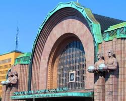 Imagem da Estação Central de Helsinque (Helsingin päärautatieasema)