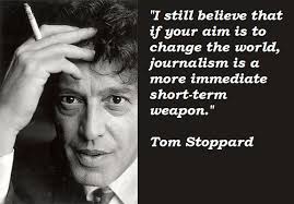 Tom Stoppard&#39;s quotes, famous and not much - QuotationOf . COM via Relatably.com