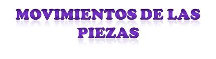 Resultado de imagen para piezas del ajedrez y sus movimientos