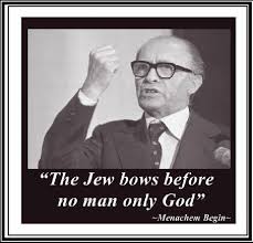 Former PM Menachem Begin with one of the greatest quotes in Jewish ... via Relatably.com