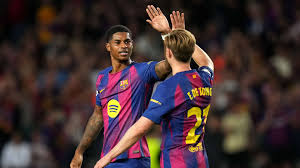 Frenkie de Jong explica como Marcus Rashford “contribui muito” para o jogo do Barcelona