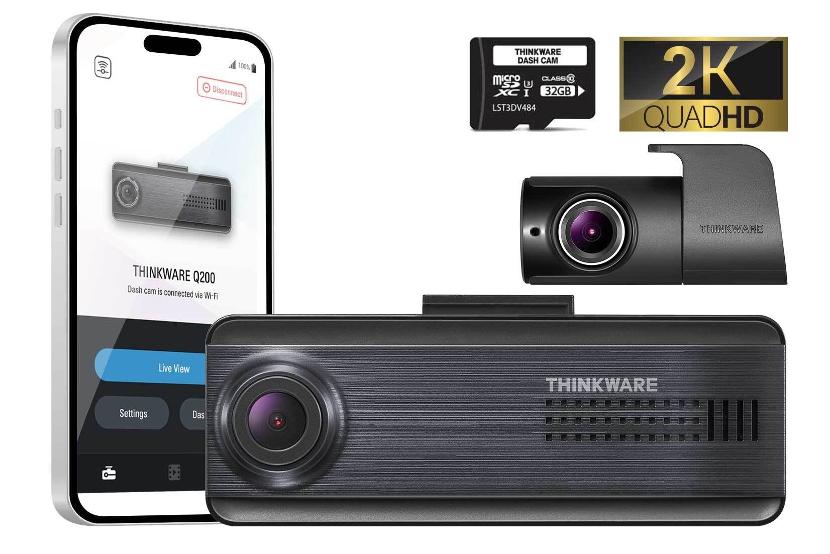 Thinkware Q200 2K Front Dash Cam Car