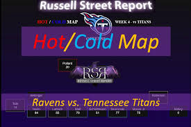 Baltimore Ravens: Hot & Cold Map - Ravens vs. Tennessee Titans