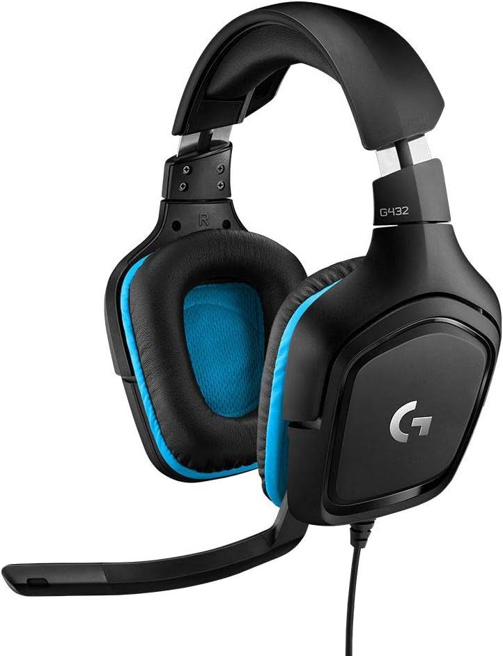 Logitech G432 7.1 Surround Sound Wired Gaming Headset