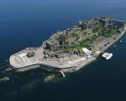 軍艦島の画像