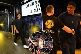 Lakers honor former forward with tribute video during return