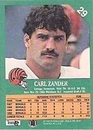 1991 Fleer #29 Carl Zander Back - 3262-29Bk