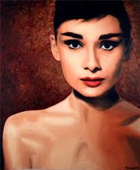 Audrey Hepburn. Painting by Daniil Fedorov - Audrey-Hepburn