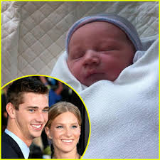 Check out the first photo of Heather Morris and her longtime boyfriend Taylor Hubbell&#39;s newborn baby boy Elijah! The 26-year-old Glee actress gave birth to ... - heather-morris-baby-elijah-first-photo
