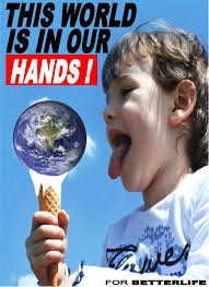 “This World Is In Our Hand” : nasib bumi kita ada di tangan kita, artinya bahwa sebagai generasi muda kita dibebankan untuk menjaga bumi kita dari segala ... - jenny-pwk-21040111060024