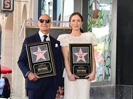 The Devil Wears Prada stars Emily Blunt, Stanley Tucci shine bright with Hollywood Walk of Fame Honour | See pics