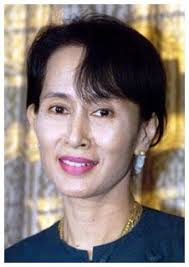 Aung <b>San Suu Kyi</b> ist die Tochter von Aung San, Kommandeur der Burma <b>...</b> - aung_san_suu_kyi
