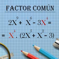 Resultado de imagen para factor común