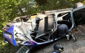 Jos Verstappen crashes hard at latest rally event