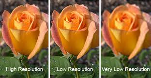 Image result for picture resolution with pixels