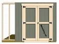 How to build shed doors double