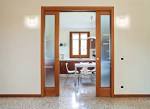 Sliding double doors