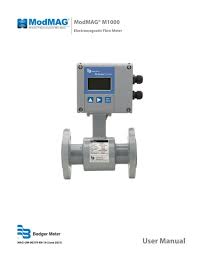 Mod mag m1000 manual badger meter electromagnetic flow ...