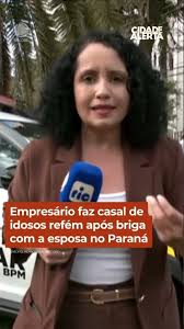 Empresário faz casal de idosos refém após briga com a esposa no Paraná #CidadeAlerta #shorts