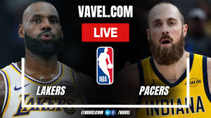 Los Angeles Lakers vs Indiana Pacers LIVE Score Updates in NBA Game
