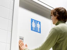 Résultat de recherche d'images pour "gay changing stall in a public bathroom"
