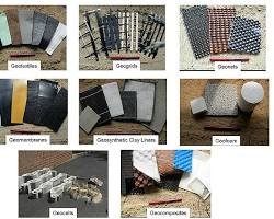 Gambar Various types of geosynthetics