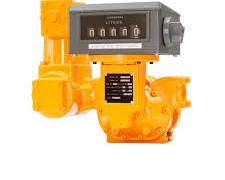 industrial positive displacement flow meter for oil and gas refinery, buatan AI