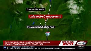 Missing hiker from Massachusetts found dead on Kinsman Pond Trail in Lincoln, NH Fish and Game says