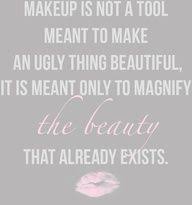 Makeup Quotes on Pinterest | Beauty Quotes, Makeup and Lipsticks via Relatably.com