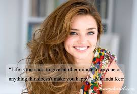 Miranda Kerr Quotes And Sayings. QuotesGram via Relatably.com