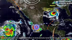 Pronóstico del tiempo, 22 de julio de 2026
