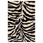 Zebra pattern rug