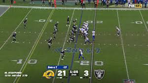 Kyren Williams' 17-yard TD run boosts Rams' lead to 27-3 against Raiders in first half