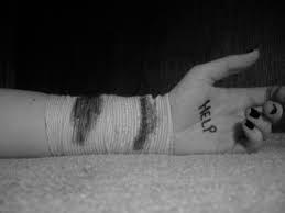 Image result for girl cutting her wrist tumblr