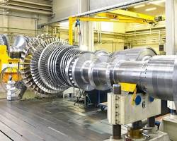 comparison between a conventional steam turbine and a gas turbine的图片
