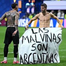 Copa: Fifa abre investigação por faixa sobre Malvinas em comemoração da Argentina