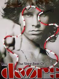 Jim Morrison Doors Bead Necklace 1967 Cobra Young Lion Photo Shoot Red Version | eBay - jim-morrison-cobra-necklace-red-1